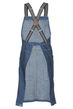 Load image into Gallery viewer, Berkeley Medium Blue Denim Bib Snap Apron