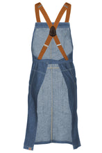 Load image into Gallery viewer, Berkeley Medium Blue Denim Bib Snap Apron