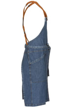 Load image into Gallery viewer, Berkeley Medium Blue Denim Bib Snap Apron