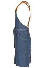 Load image into Gallery viewer, Berkeley Medium Blue Denim Bib Snap Apron