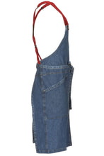 Load image into Gallery viewer, Berkeley Medium Blue Denim Bib Snap Apron