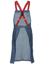 Load image into Gallery viewer, Berkeley Medium Blue Denim Bib Snap Apron