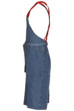 Load image into Gallery viewer, Berkeley Medium Blue Denim Chef&#39;s Bib Snap Apron