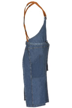 Load image into Gallery viewer, Berkeley Medium Blue Denim Chef&#39;s Bib Snap Apron
