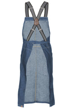 Load image into Gallery viewer, Berkeley Medium Blue Denim Chef&#39;s Bib Snap Apron