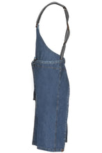 Load image into Gallery viewer, Berkeley Medium Blue Denim Chef&#39;s Bib Snap Apron