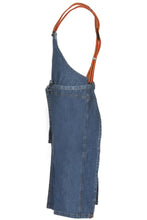 Load image into Gallery viewer, Berkeley Medium Blue Denim Chef&#39;s Bib Snap Apron