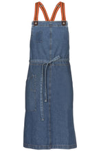 Load image into Gallery viewer, Berkeley Medium Blue Denim Chef&#39;s Bib Snap Apron