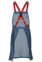 Load image into Gallery viewer, Berkeley Medium Blue Denim Short Bib Snap Apron