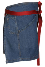 Load image into Gallery viewer, Berkeley Medium Blue Denim Waist Snap Apron