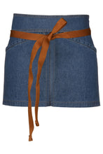 Load image into Gallery viewer, Berkeley Medium Blue Denim Waist Snap Apron