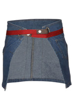 Load image into Gallery viewer, Berkeley Medium Blue Denim Waist Snap Apron