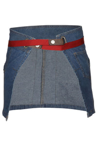 Berkeley Medium Blue Denim Waist Snap Apron