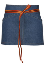 Load image into Gallery viewer, Berkeley Medium Blue Denim Waist Snap Apron