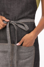 Load image into Gallery viewer, Manhattan Black Denim Bib Apron