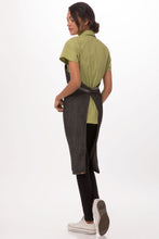 Load image into Gallery viewer, Manhattan Black Denim Bib Apron
