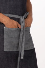 Load image into Gallery viewer, Manhattan Indigo Blue Denim Bib Apron