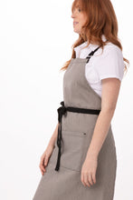 Load image into Gallery viewer, Portland Black Bib Apron
