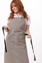 Load image into Gallery viewer, Portland Black Bib Apron