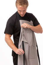 Load image into Gallery viewer, Portland Black Chefs Bib Apron