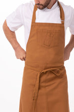 Load image into Gallery viewer, Rockford Nutmeg Chefs Bib Apron
