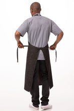 Load image into Gallery viewer, Corvallis Black &amp; Burgundy Chefs Bib Apron