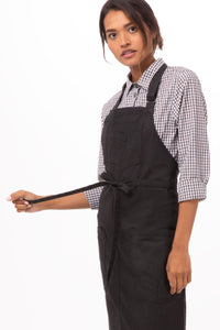 Rockford Steel Grey Bib Apron