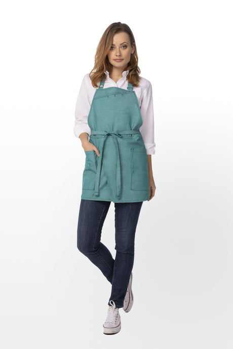 Medford Jade Short Bib (3 Pockets)