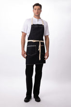 Load image into Gallery viewer, Ridgewood Indigo Blue Bib Apron