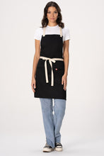 Load image into Gallery viewer, Ridgewood Black Bib Apron