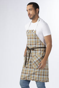 Olympia Bib Apron (2 Pocket Reversible)