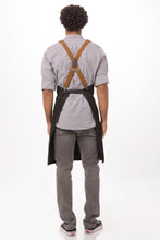 Load image into Gallery viewer, Berkeley Black Denim Bib Apron