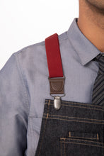 Load image into Gallery viewer, Berkeley Indigo Denim Bib Apron