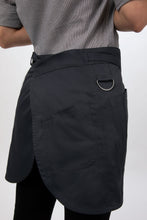 Load image into Gallery viewer, Chef Works Charcoal Largo Half Bistro Apron