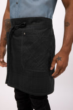 Load image into Gallery viewer, Olympia Grey Half Bistro Apron (2 Pocket Reversible)