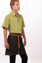 Load image into Gallery viewer, Berkeley Black Denim Half Bistro Apron
