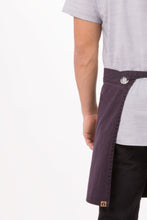 Load image into Gallery viewer, Dorset Eggplant Half Bistro Apron