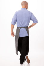 Load image into Gallery viewer, Corvallis Black &amp; Steel Grey Bistro Apron