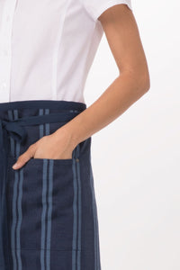 Presidio Navy Half Bistro Apron