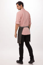 Load image into Gallery viewer, Manhattan Black Denim Half Bistro Apron