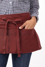 Load image into Gallery viewer, Uptown Red-Navy Waist Apron