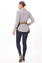 Load image into Gallery viewer, Berkeley Black Denim Waist Snap Apron