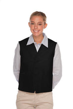 Load image into Gallery viewer, Cardi / DayStar Black 4-Button Unisex Vest with 2 Pockets