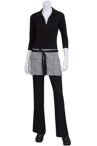 Chef Works Portland Black Waist Apron