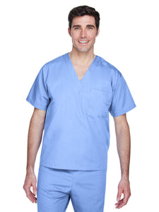 Ceil Blue Harriton Adult Restore 4.9 oz. Scrub Top