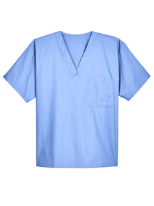 Ceil Blue Harriton Adult Restore 4.9 oz. Scrub Top