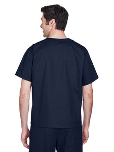 Dark Navy Harriton Adult Restore 4.9 oz. Scrub Top