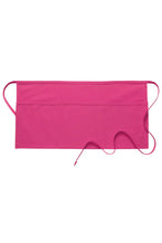 Load image into Gallery viewer, Hot Pink Deluxe Waist Apron (3 Pockets)