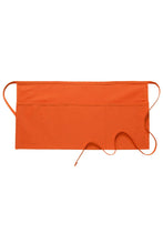 Load image into Gallery viewer, Orange Deluxe Waist Apron (3 Pockets)