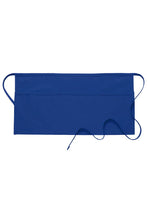Load image into Gallery viewer, Royal Blue Deluxe Waist Apron (3 Pockets)